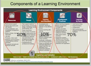 Components of a Learning Environment 70-20-10