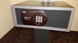 locked hotel safe